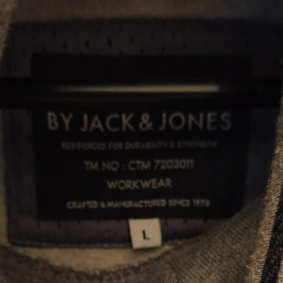 Jack & Jones - Gray Hoodie with Mesh Accent - Picture 2 of 6